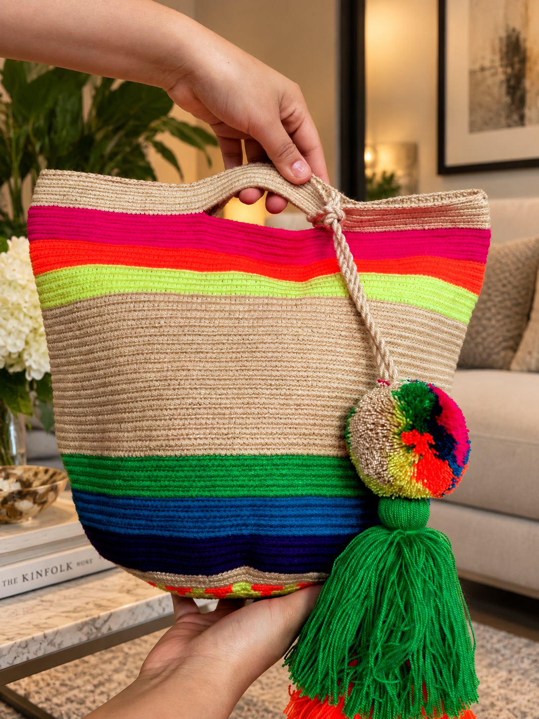 MANOS LIBRES WAYUU HECHO A MANO