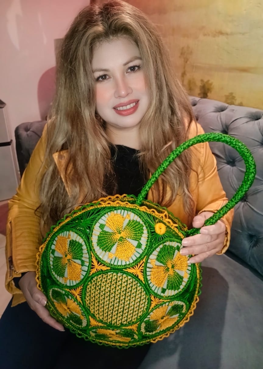 Bolso Redondo de Palma de Iraca